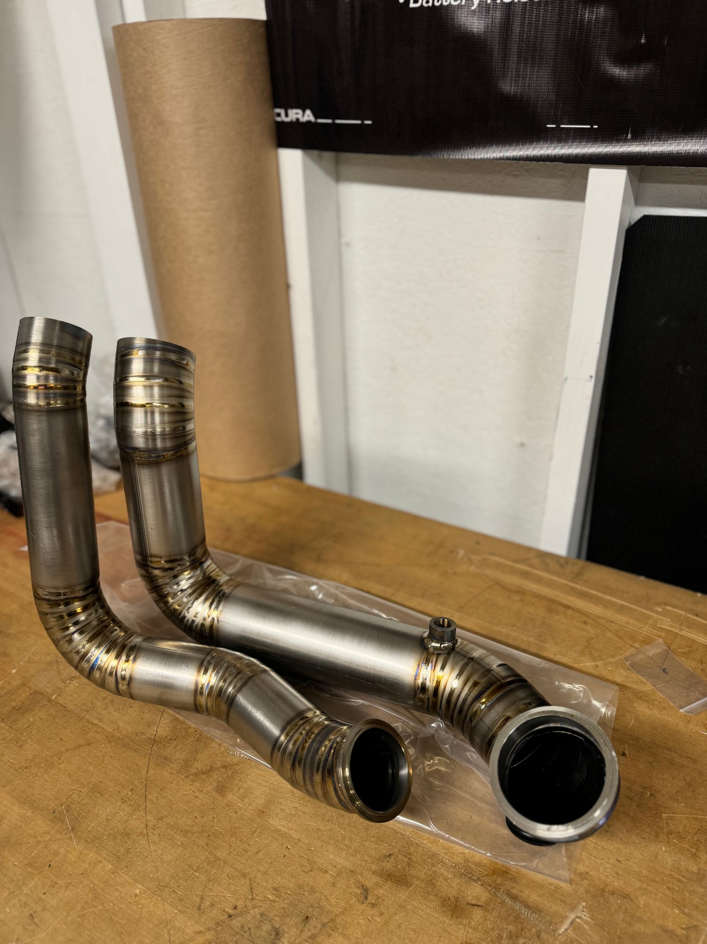 V2 Turbo Hood Exit Pipes