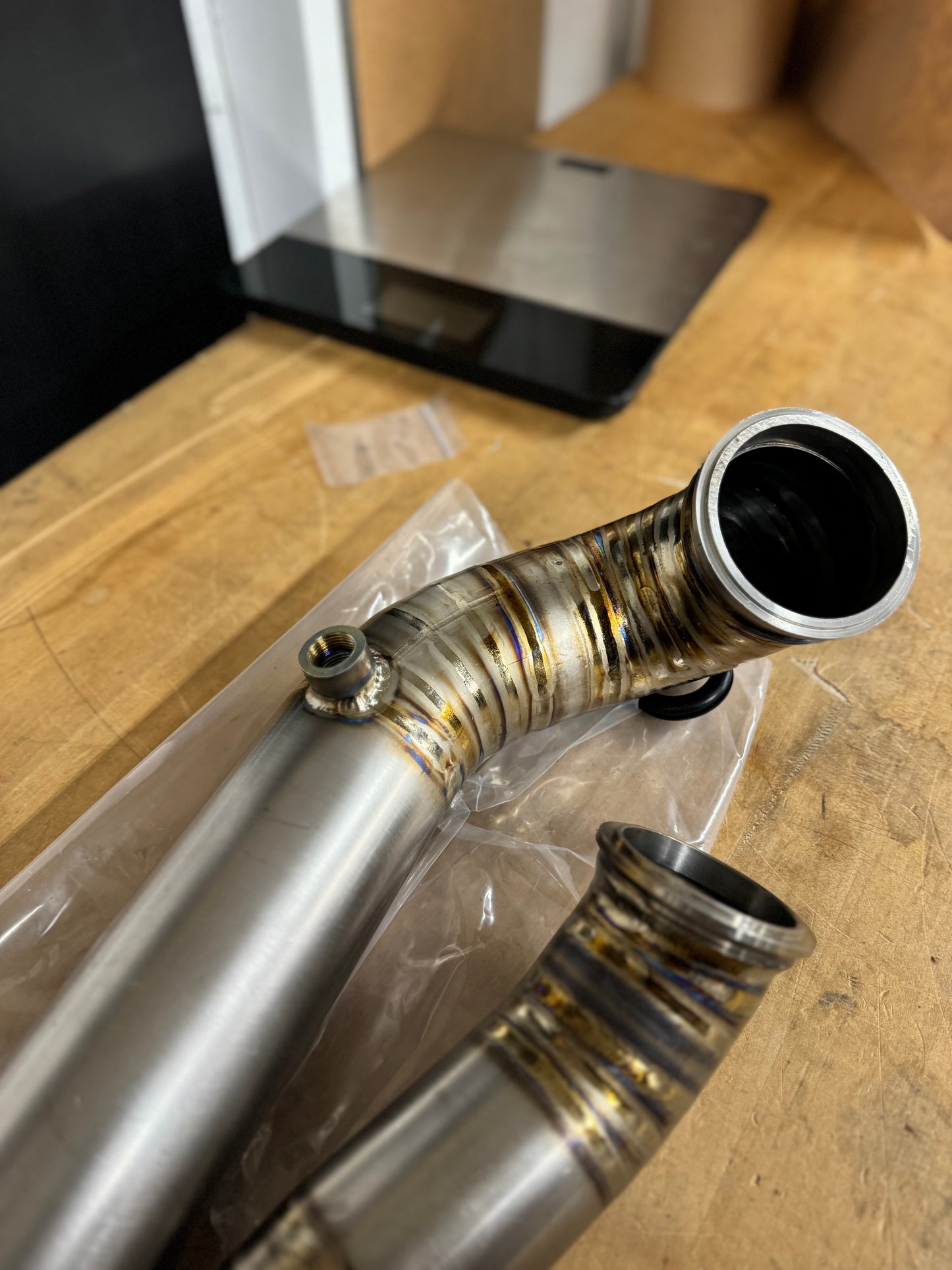 V2 Turbo Hood Exit Pipes